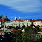 Prag 2019 - Blick zur Burg - vom Schiff 