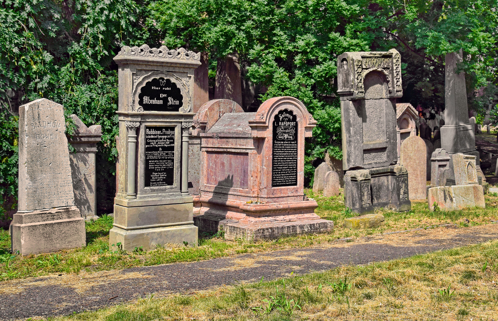 PRAG   - Alter jüdischer Friedhof Žižkov -