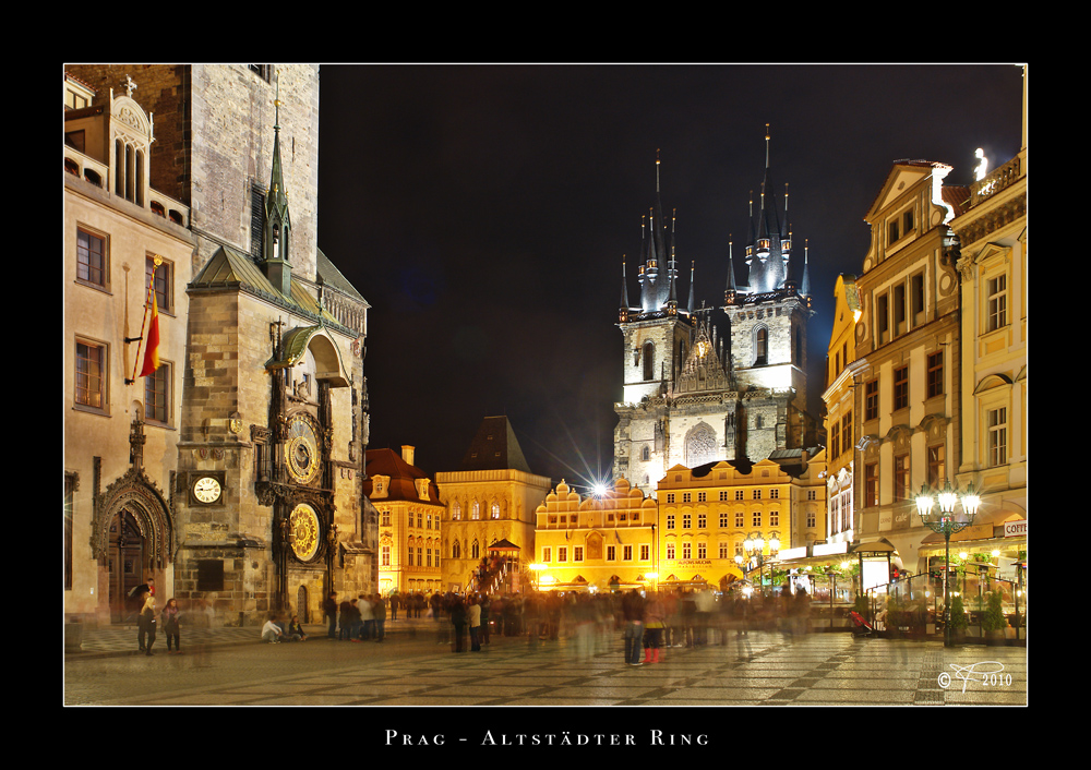 Prag - Altstädter Ring - Nachts