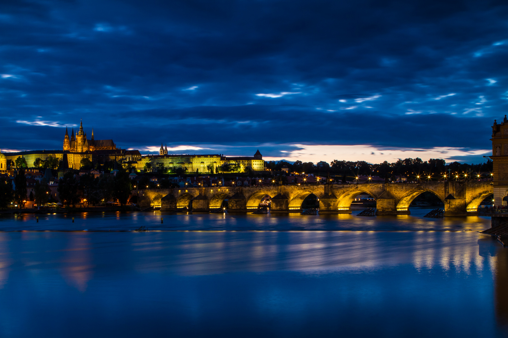 Prag am Abend