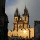 Prag at sunset