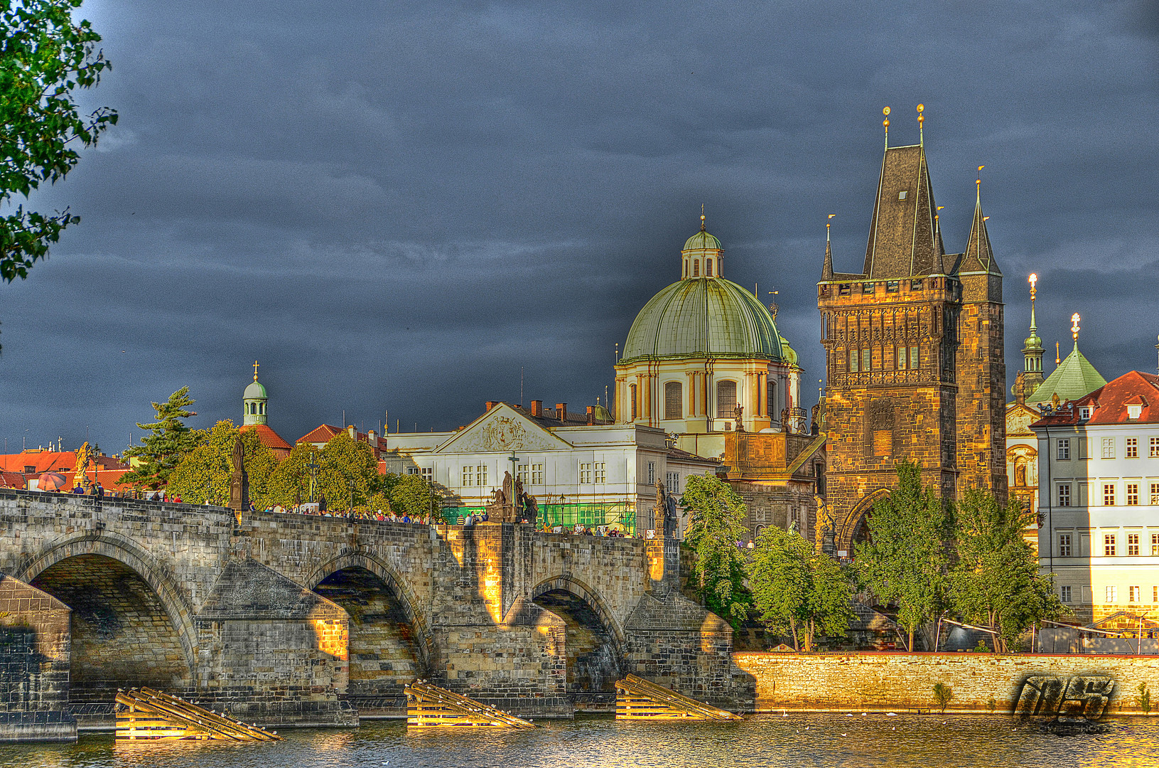 Prag bei Sonnenuntergang