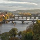 Prag ... Blick auf die Karlsbrücke