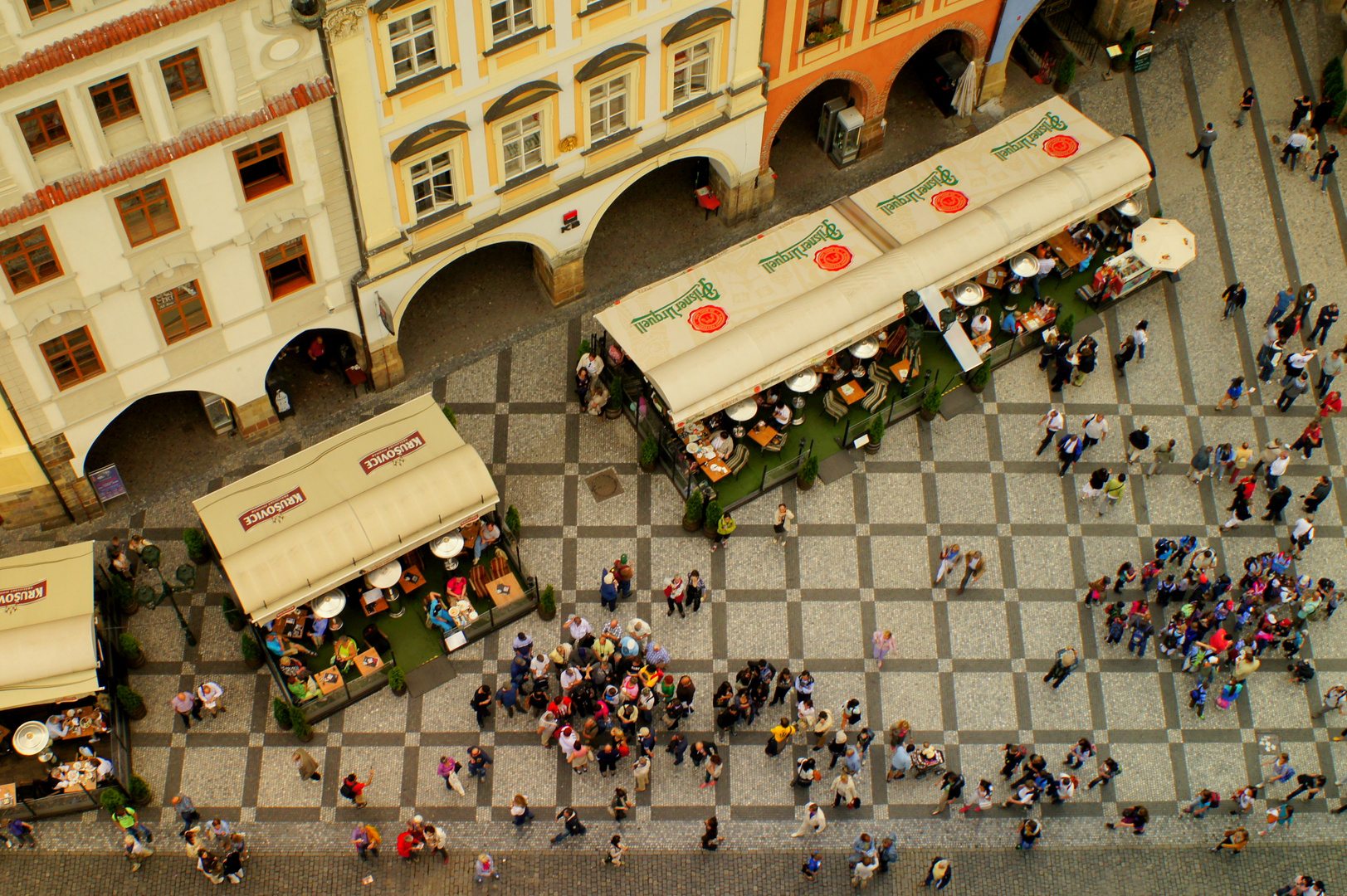 Prag Blick vom Rathaus