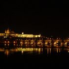 Prag - bridge by night