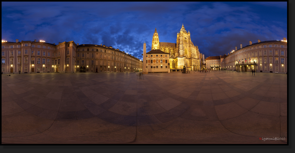  Prag - Burg Hradschin mit St. Veits Kirche 