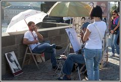 Prag, die Goldene Stadt 13, Portraitmaler Karlsbrücke