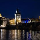 PRAG - DIE KARLSBRÜCKE AM ABEND