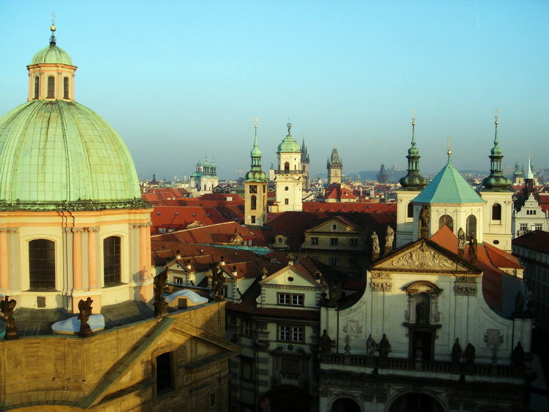 Prag - from over the bridge