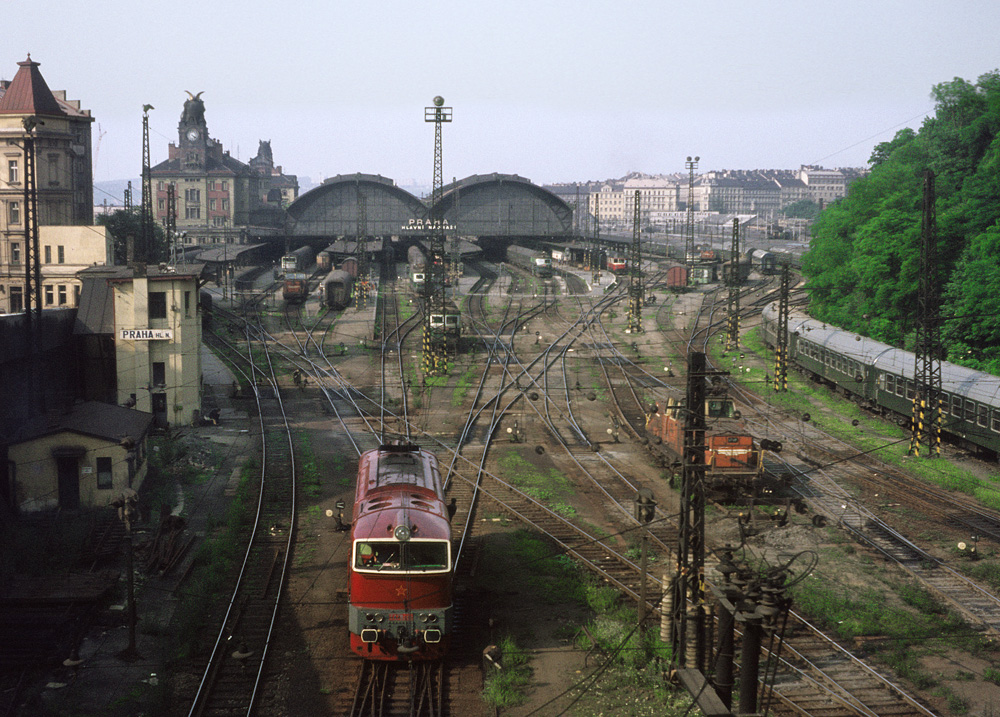 Prag Hauptbahnhof 1974