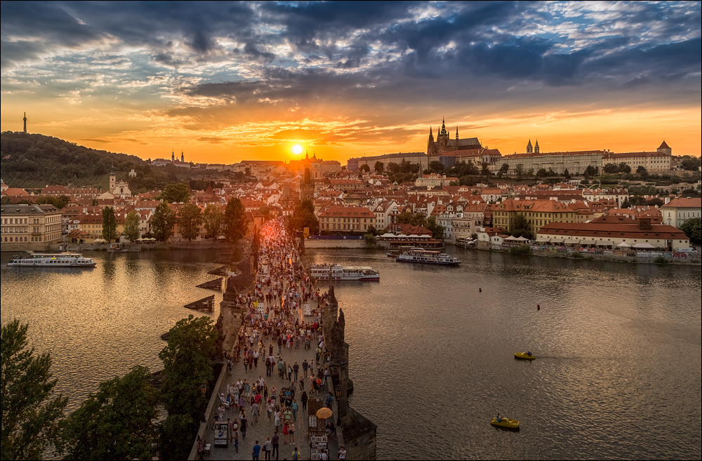 Prag im Abendlicht