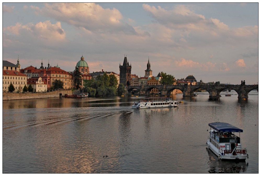 Prag... im licht der untergehenden sonne