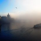 Prag im Nebel