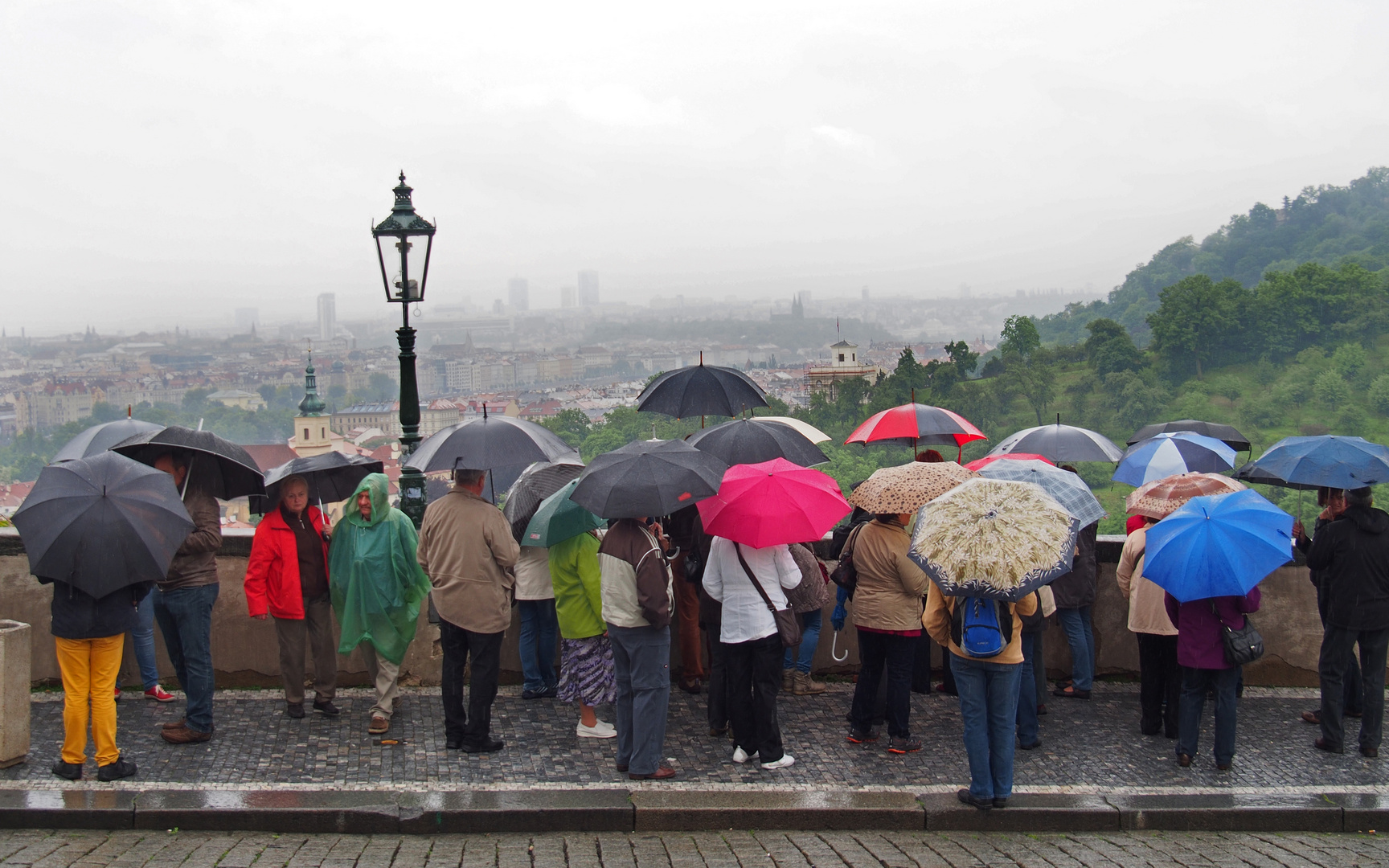 Prag im Regen