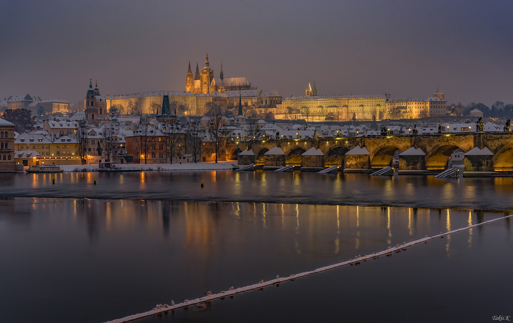 Prag im Winter