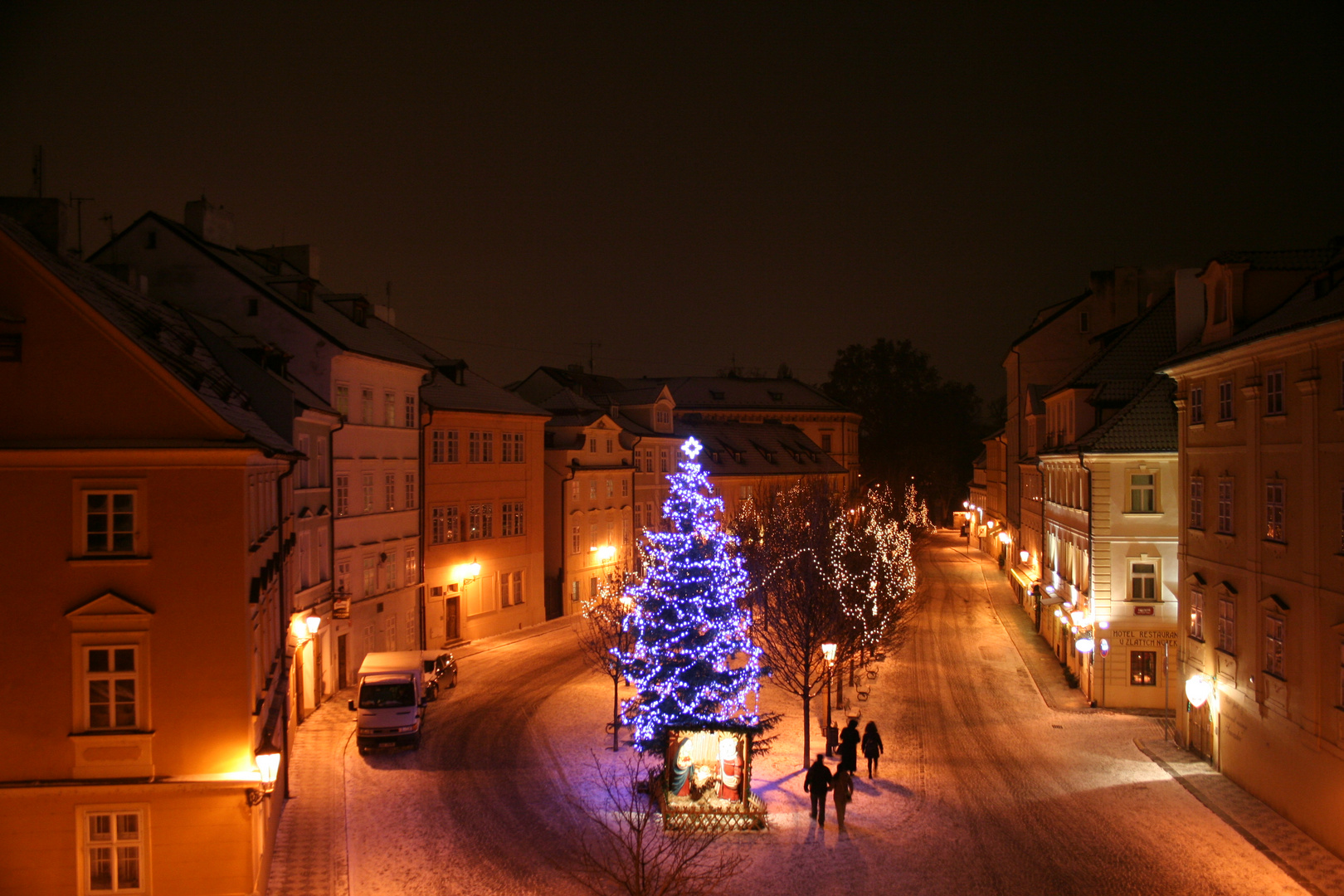 Prag im Winter - sieht aus wie in der Lindenstrasse :-)