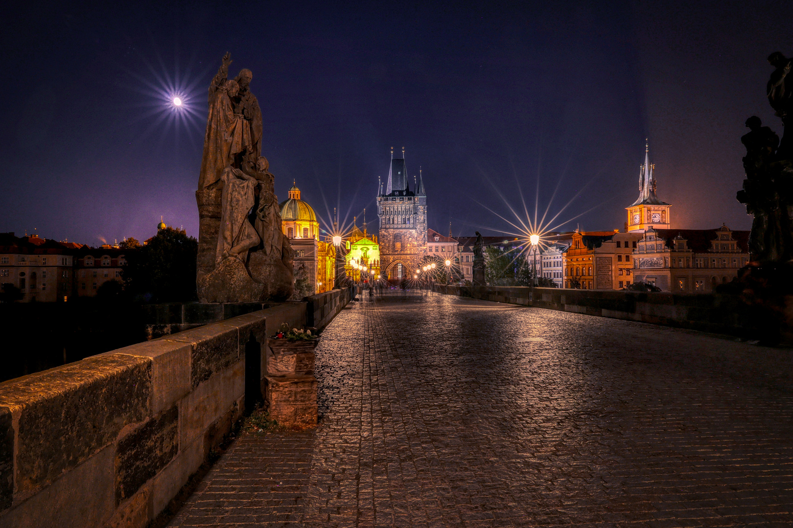 Prag in der Nacht