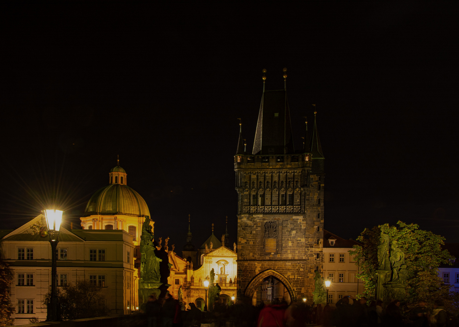 Prag in der Nacht