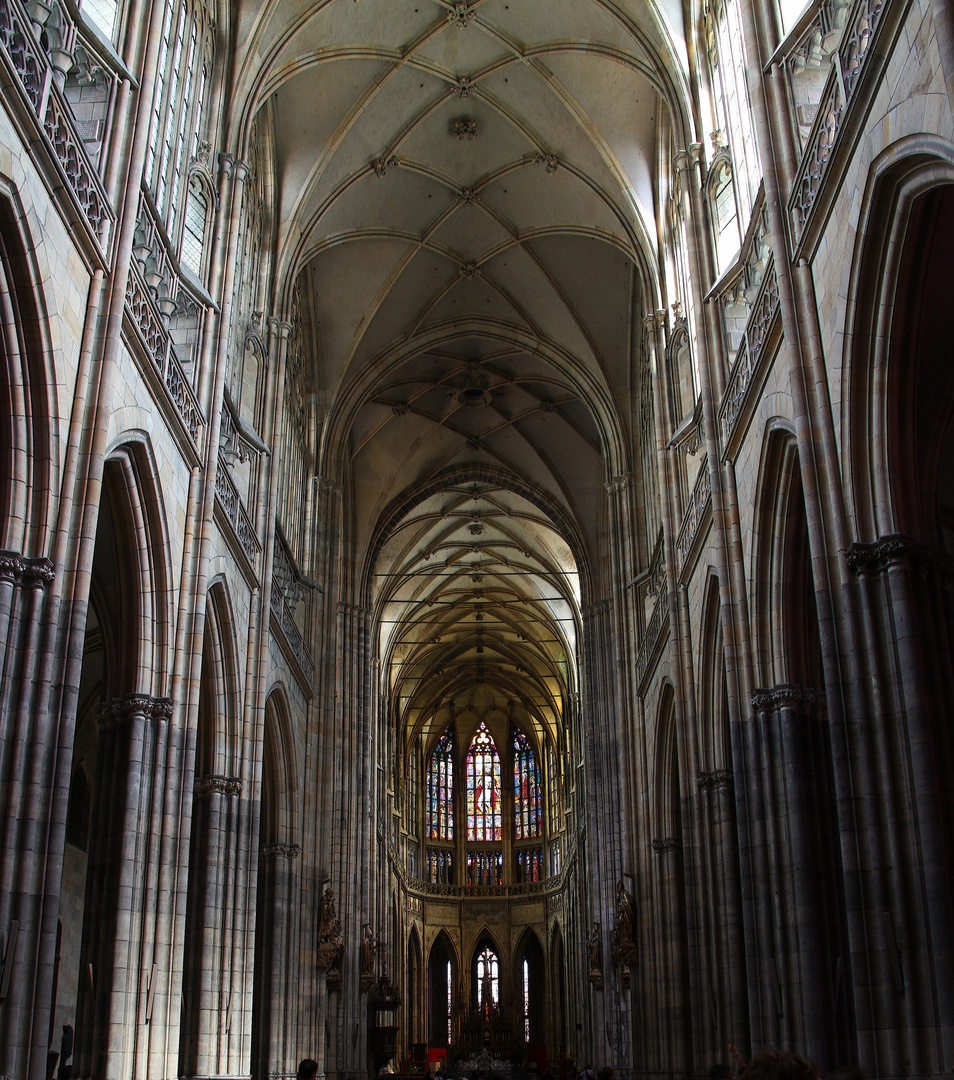 Prag, inside St.Veits cathedral, Praha, Katedrála svatého Víta, Václava a Vojtecha