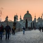 Prag - Karlsbrücke am Morgen