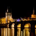 Prag - Karlsbrücke bei Nacht 03/2016