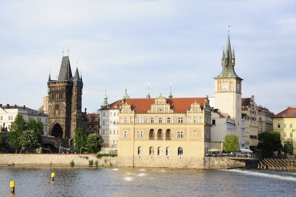 Prag Karlsbrücke Historische Gebäude