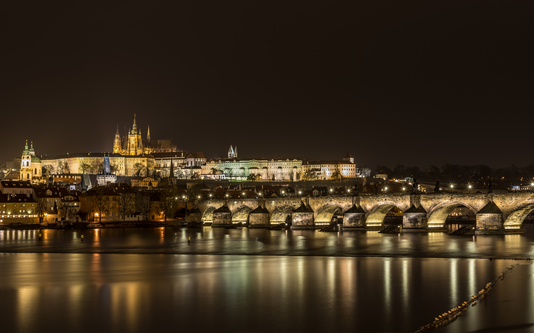 Prag Karlsbrücke und Prager Burg