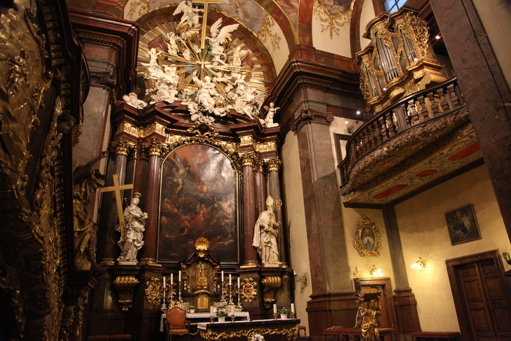 Prag kostel sv. Františka z Assisi Foto & Bild architektur