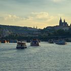 Prag mit Moldau und Burg