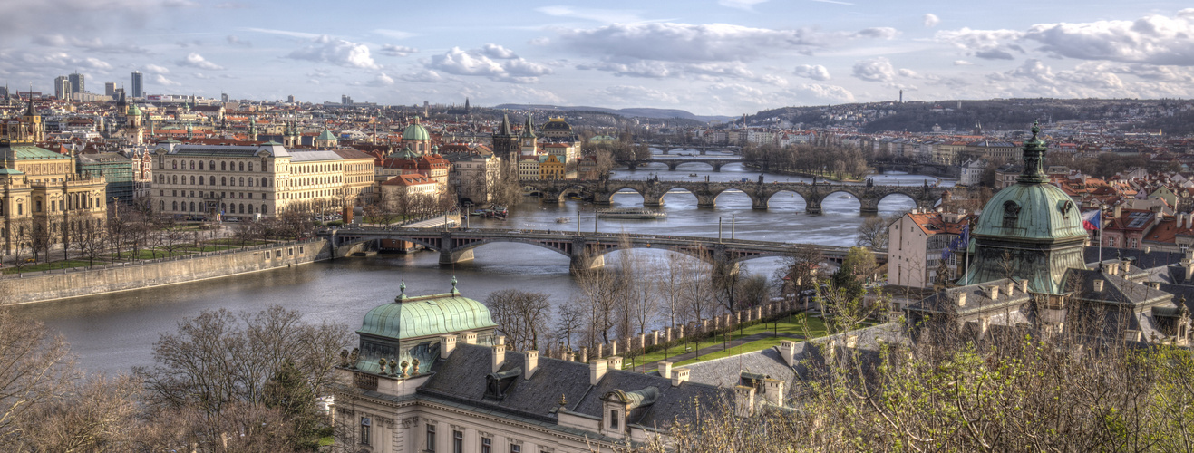 Prag - Moldaubrücken 03/2016