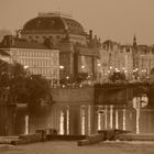 Prag - Nationaltheater (Národní divadlo) wie einst (Oktober 2014)