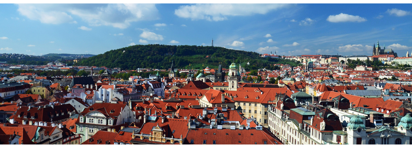 Prag - Panorama vom Rathaus