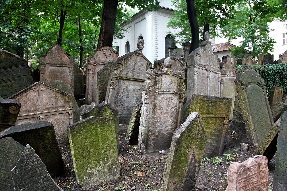 Prag - Praga: Der Judenfriedhof / el cementerio de los Judios I