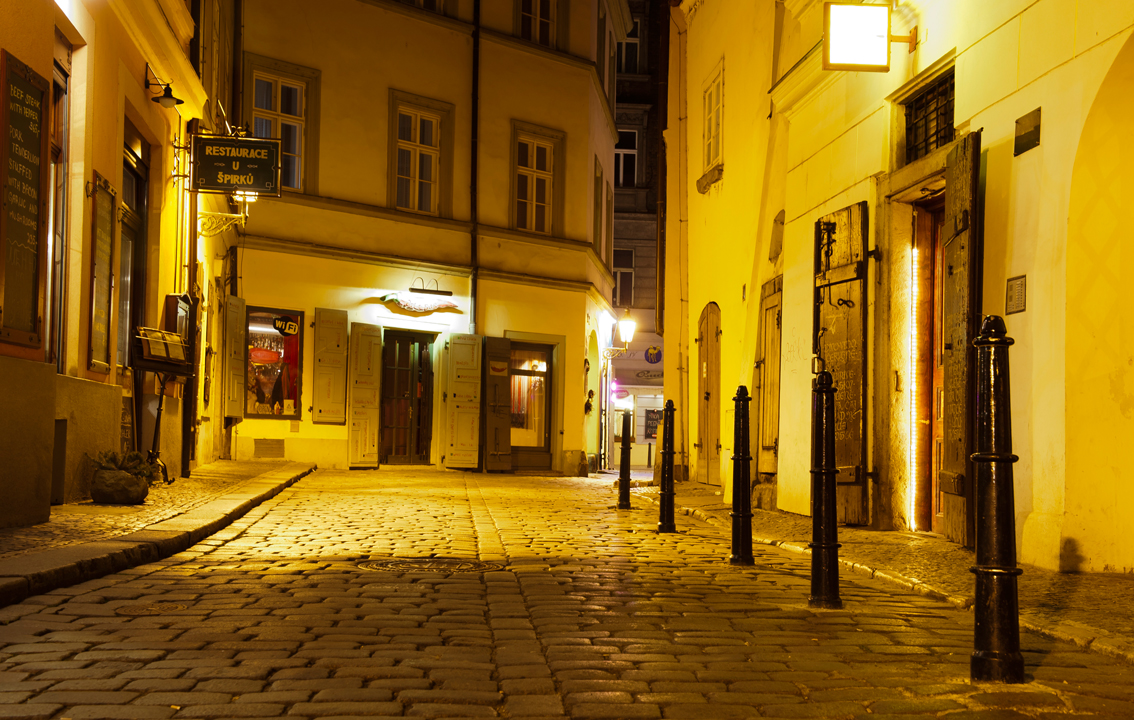 Prag - Seitenstrasse!