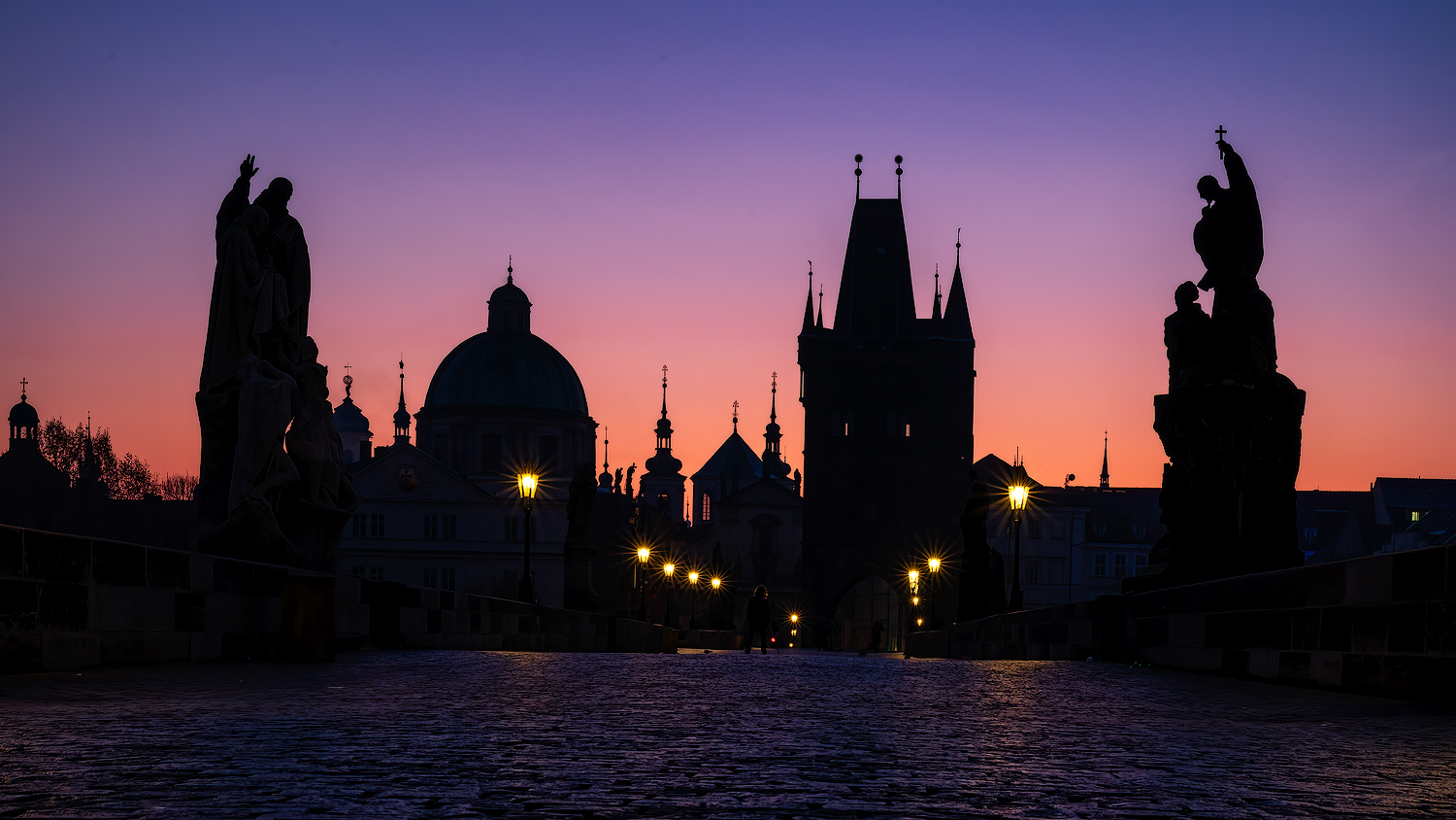 Prag Sonnenaufgang