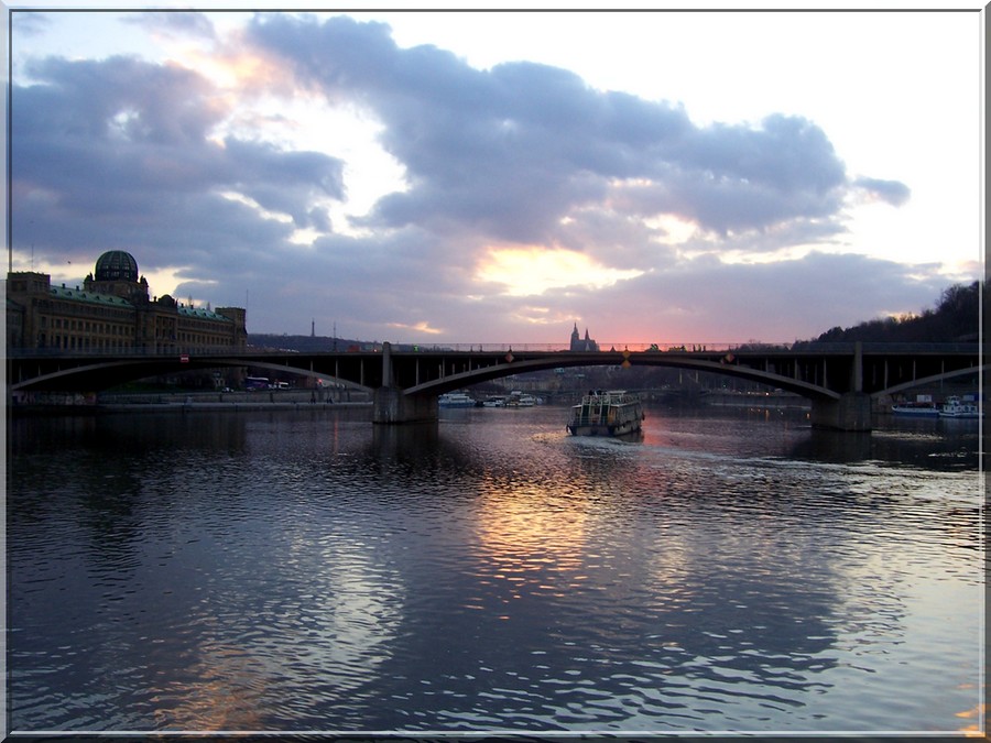 Prag sunset