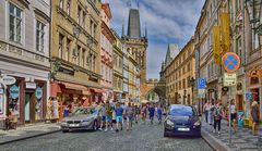 PRAG, TSCHECHIEN   - Mala Strana Brückenturm -