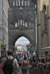 Prag - Turm - Durchgang zur Karlsbrücke 