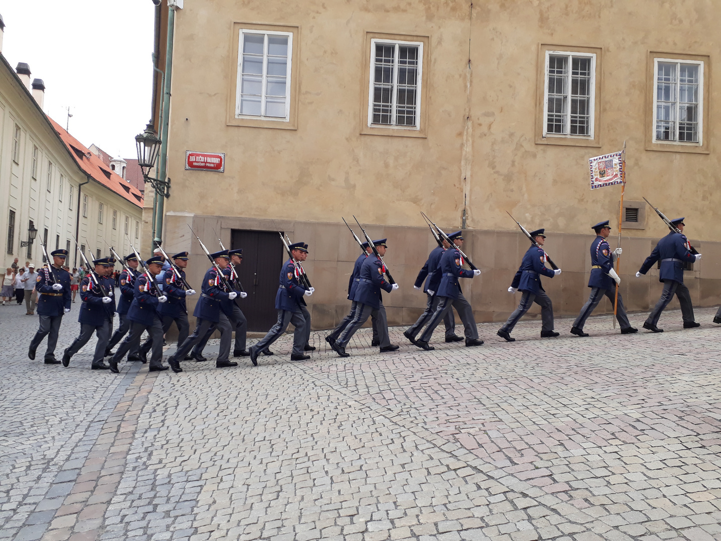 Prag Wachwechsel auf der Burg