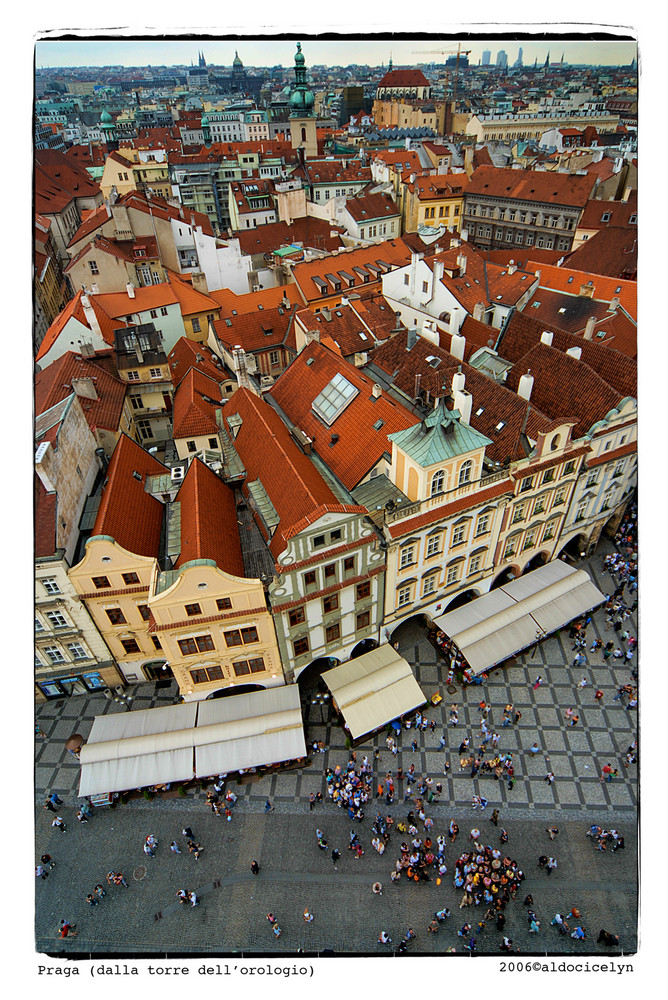 Praga (dalla torre dell' orologio)