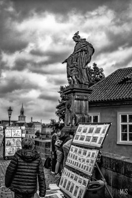 Praga en blanco y negro