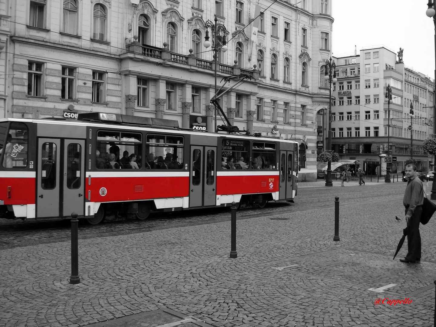 Praga - Il tram.....