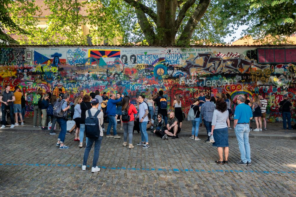 Praga, Lennon wall