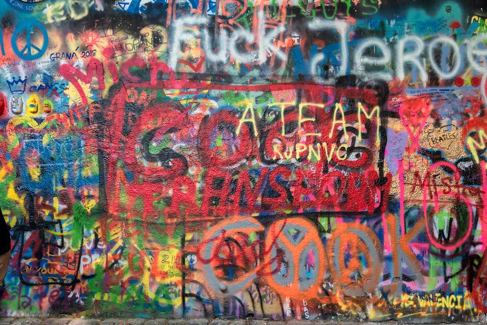 Praga, Lennon wall