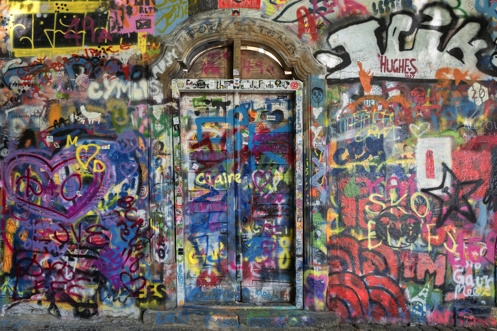 Praga, Lennon wall