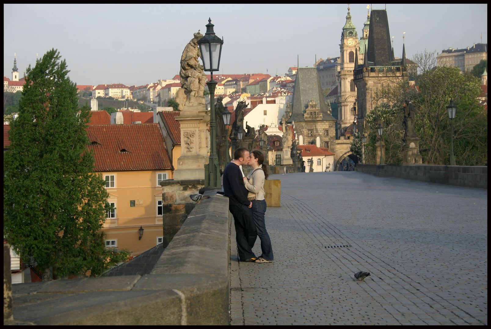 Praga. Puente de Carlos IV . Abril, 2005