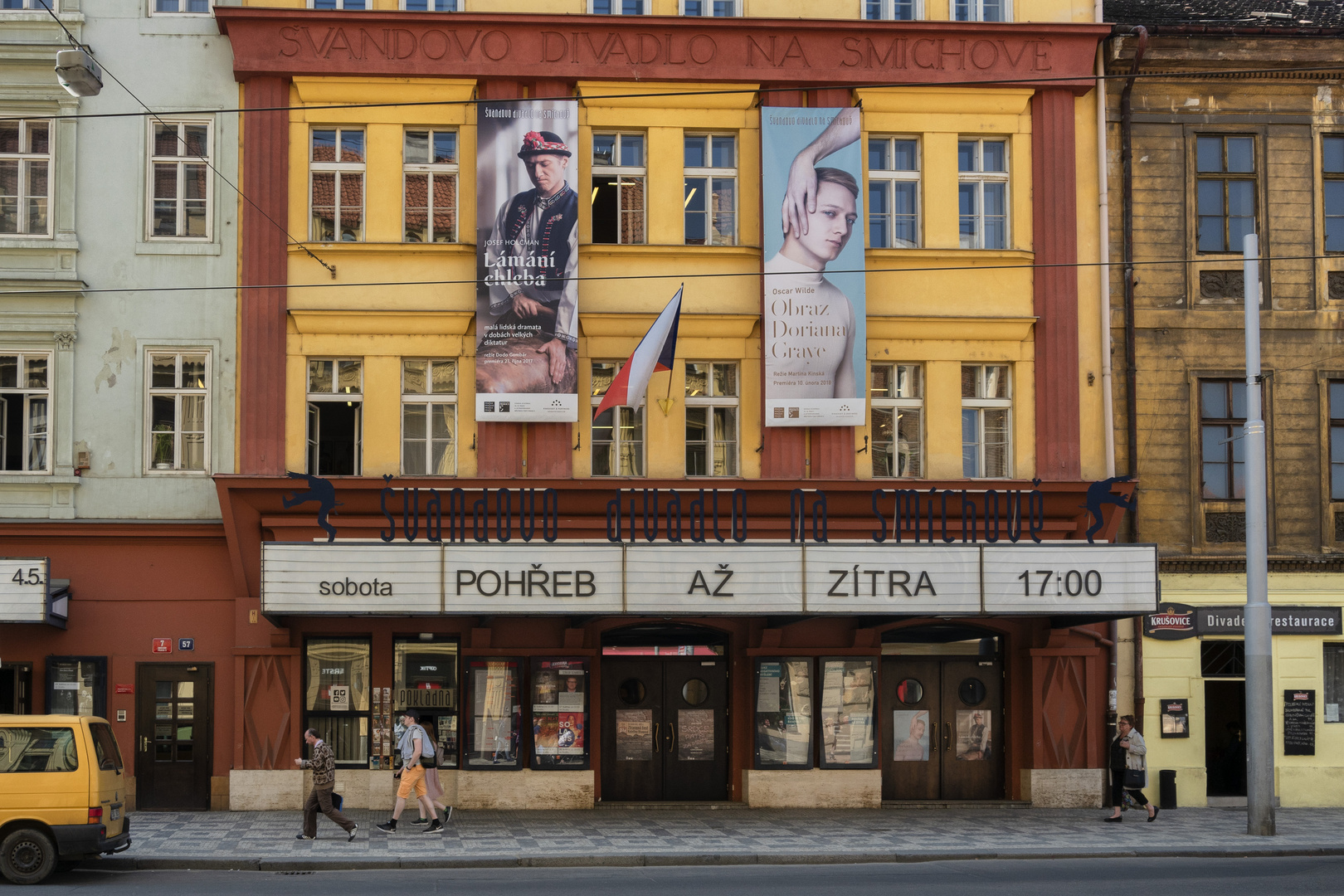 Praga, Teatro Svandovo Divadlo, Quartiere Smichov