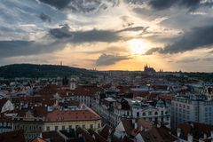 Praga, vista dalla torre del municipio