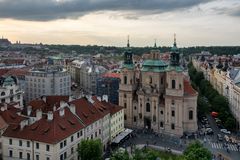 Praga, vista dalla torre del municipio