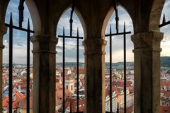 Praga, vista dalla torre del municipio